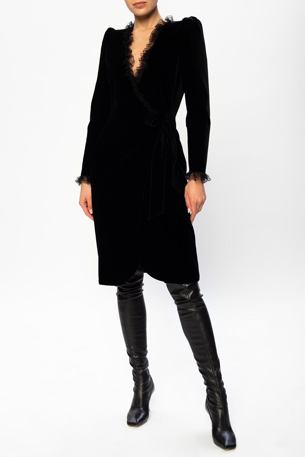 Saint Laurent Velvet dress | Коробка yves saint laurent ysl 